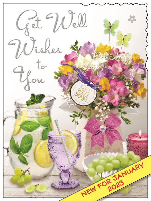 Jonny Javelin 'Get Well Wishes To You' Get Well Soon Card