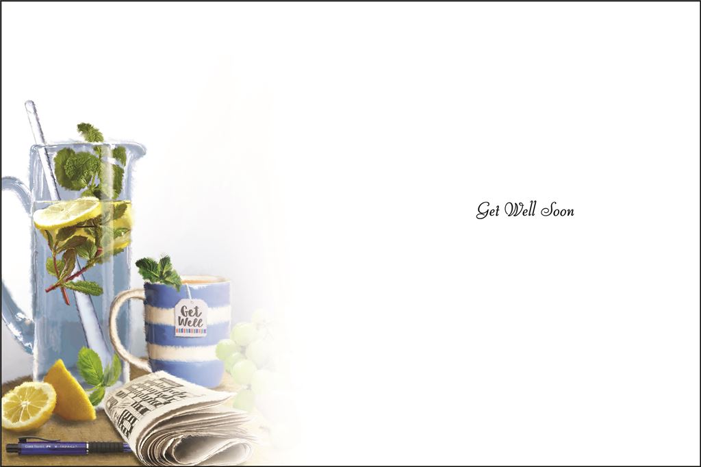 Jonny Javelin 'Get Well Water Jug' Get Well Soon Card