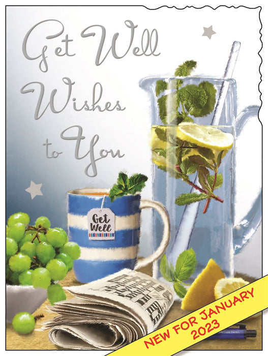 Jonny Javelin 'Get Well Water Jug' Get Well Soon Card
