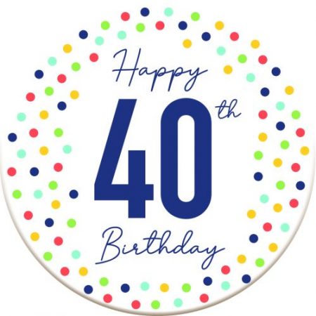 Scentiment Gifts 40th Birthday Coaster