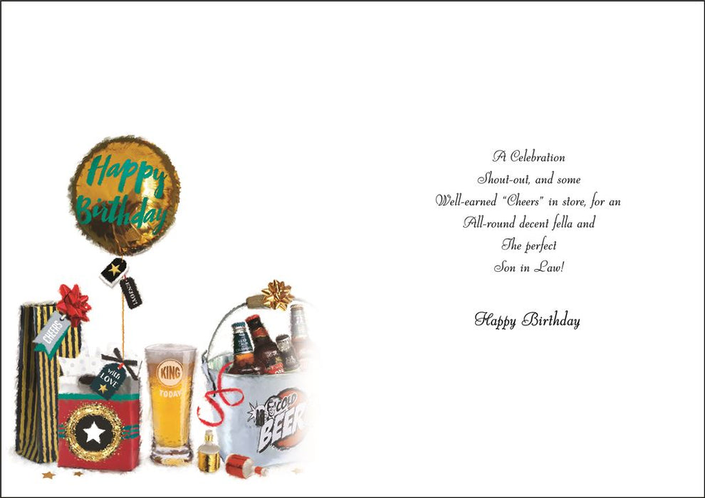 Jonny Javelin 'To A Special Son-In-Law' Birthday Card