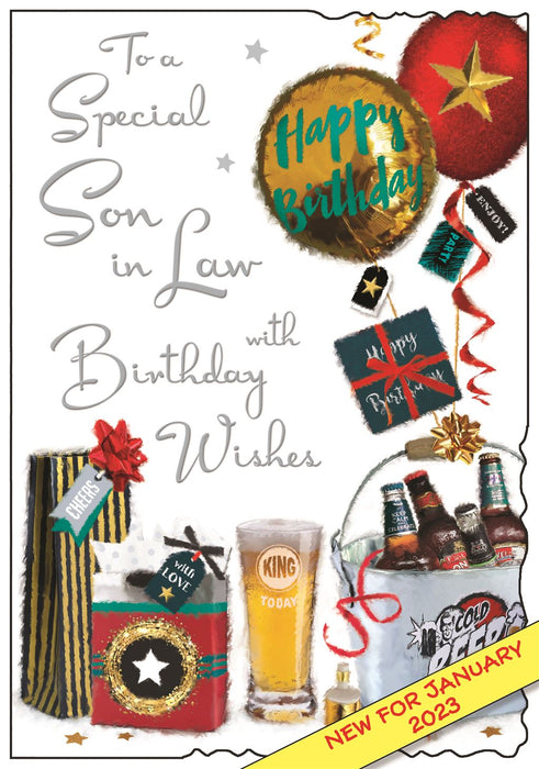 Jonny Javelin 'To A Special Son-In-Law' Birthday Card