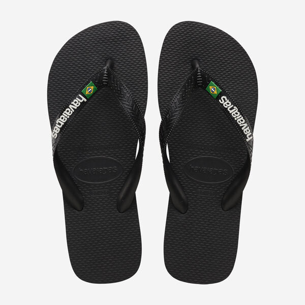 Havaianas Brasil Logo Black