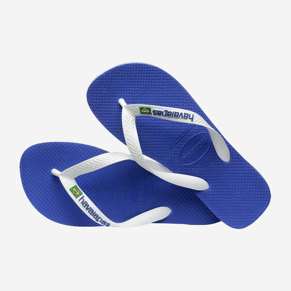 Havaianas Kids Brasil Logo Marine Blue