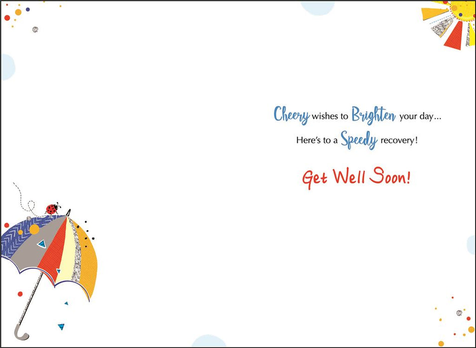 Jonny Javelin 'Get Well Umbrella' Card