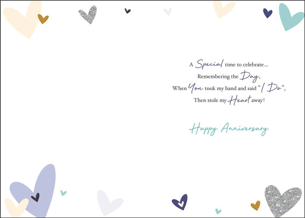 Jonny Javelin 'Anniversary Wishes To My Wonderful Husband' Anniversary Card