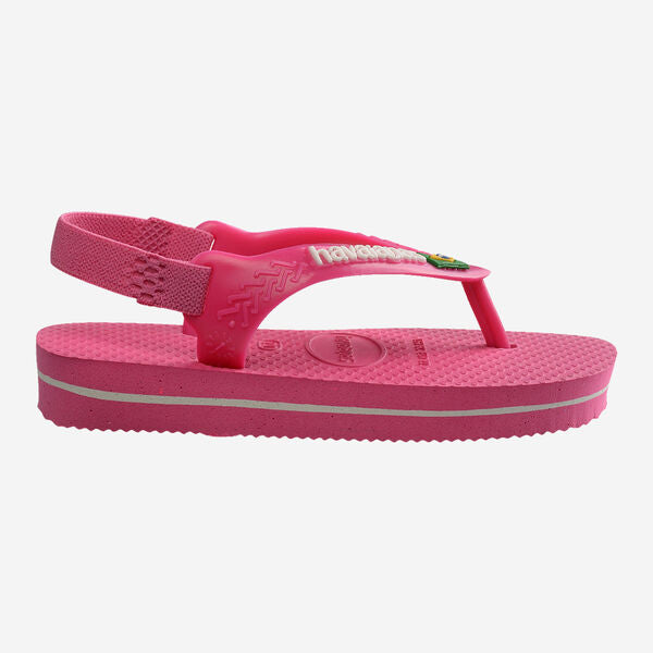 Havaianas Baby Brasil Logo II Pink Flux White