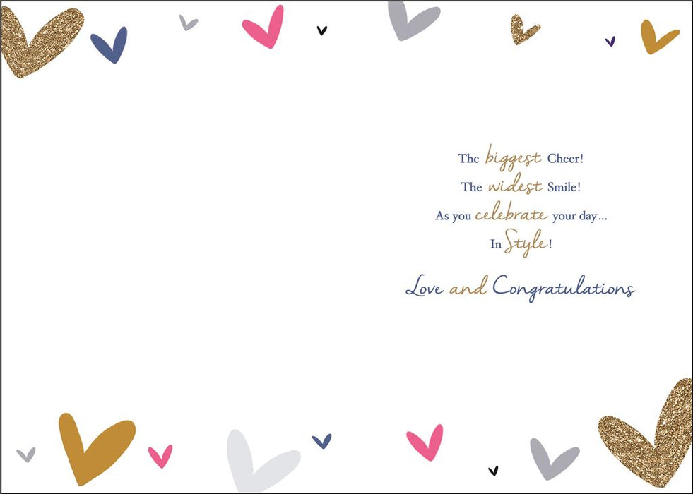 Jonny Javelin 'To A Special Son & Daughter-In_law on Your Wedding Day' Card