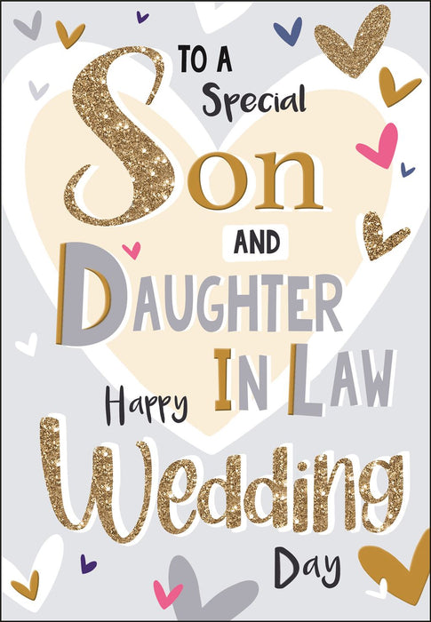 Jonny Javelin 'To A Special Son & Daughter-In_law on Your Wedding Day' Card