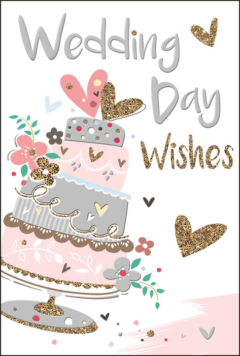 Jonny Javelin 'Wedding Day Wishes' Wedding Card