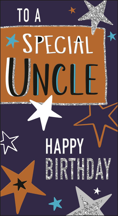 Jonny Javelin 'Special Uncle' Birthday Card