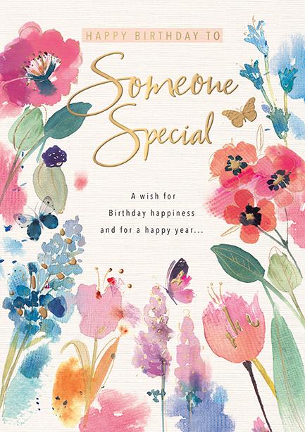 Words N Wishes 'Happy Birthday To Someone Special' Birthday Card