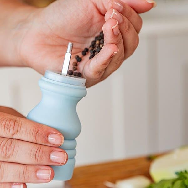 MasterClass 12cm Soft Touch Salt Or Pepper Mill Sky Blue