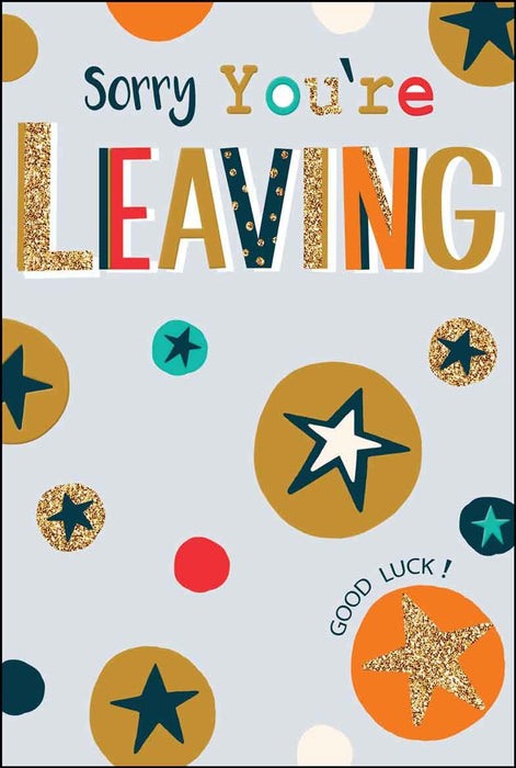 Jonny Javelin 'Sorry You're Leaving' Retirement Card