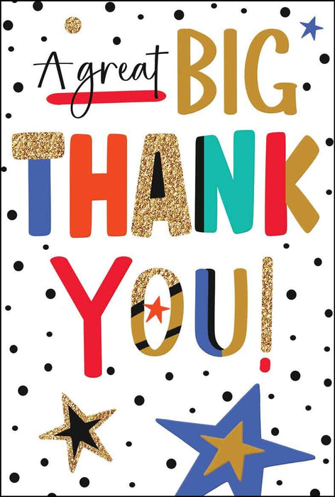 Jonny Javelin 'A Great Big Thank You' Card