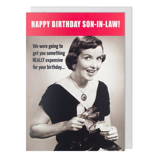 Paperlink 'Happy Birthday Son-In-Law!' Birthday Card