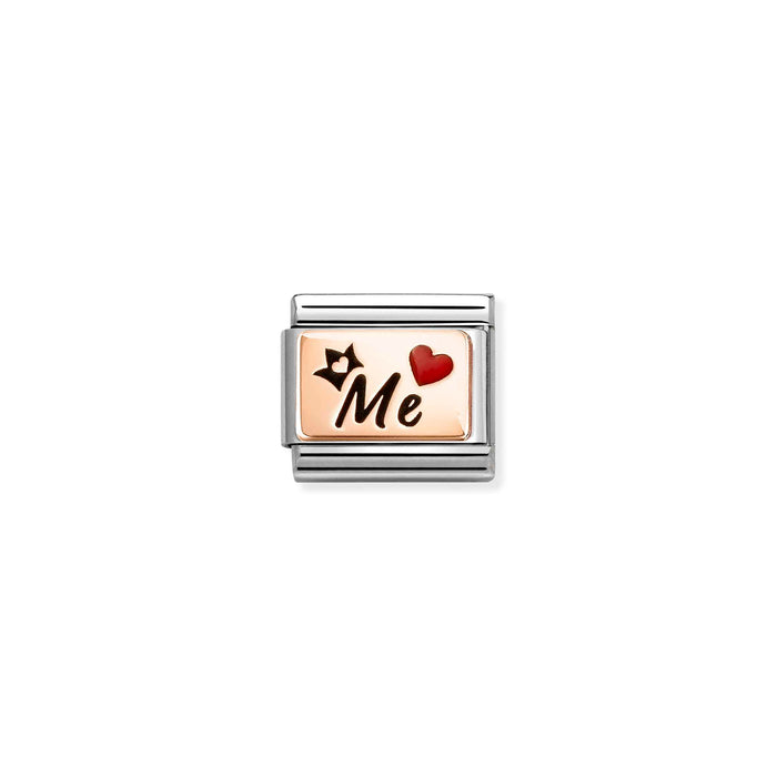 Nomination Classic Rose Gold Me With Crown Charm