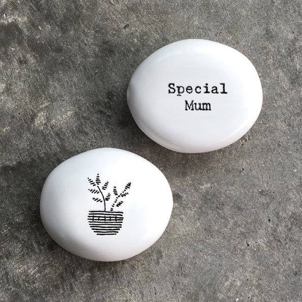 East of India Porcelain Pebble - Special Mum
