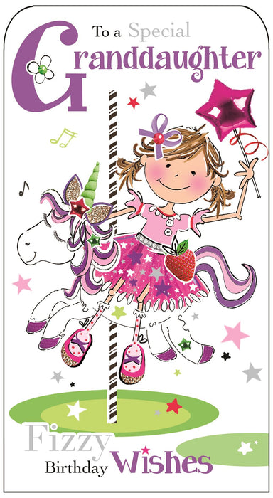 Jonny Javelin 'To A Special Granddaughter' Birthday Card