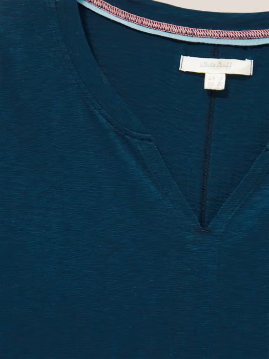 White Stuff Women's Nelly Nep Long Sleeve T-Shirt In Dark Navy