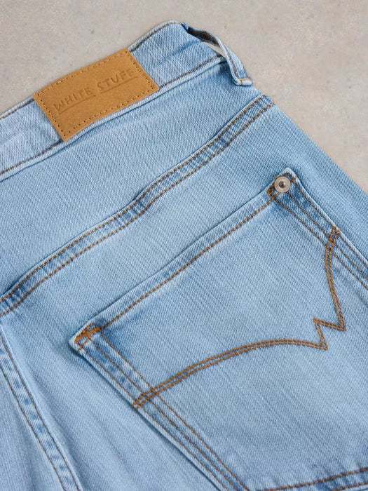 White Stuff Women's Blake Straight Cropped Jean In Light Denim