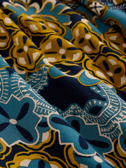 White Stuff Women's Hope Bias Cut Maxi Print Skirt In Navy Multi