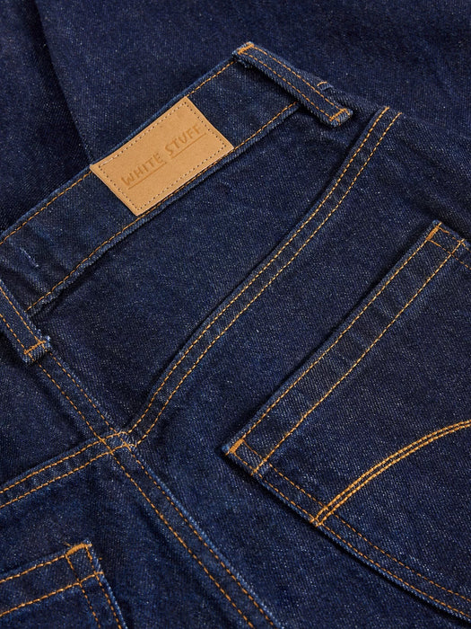 White Stuff Women's Aubrey Barrel Leg Jean In Dark Denim