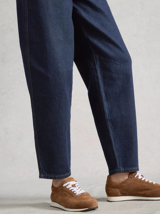 White Stuff Women's Aubrey Barrel Leg Jean In Dark Denim