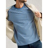White Stuff Men's Horsham Stripe SS Tee In Blue Multi