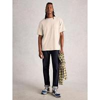 White Stuff Men's Horsham Nep SS Tee In Nat Multi