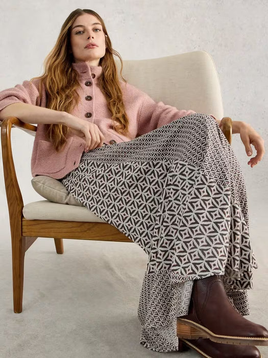 White Stuff Women's Sara Maxi Skirt In Black Multi