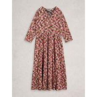 White Stuff Women's Tabitha Jersey Dress In Pink Print