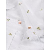 White Stuff Women's Sophie Organic Cotton LS Shirt In Ivory Multi