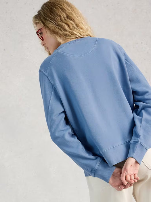White Stuff Women's Daydream Sweat In Mid Blue