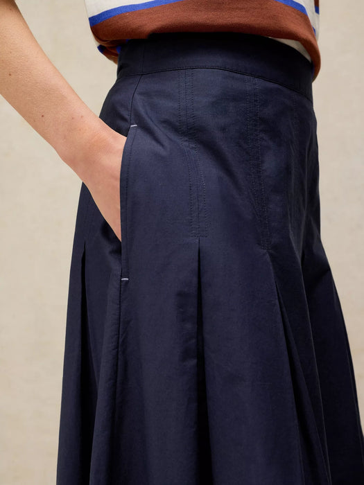 White Stuff Women's Marlowe Midi Skirt In Dark Navy