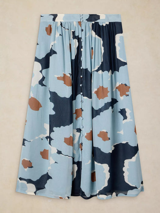 White Stuff Women's Leela Maxi Skirt In Blue Multi