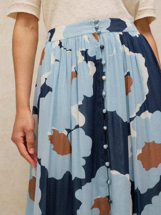 White Stuff Women's Leela Maxi Skirt In Blue Multi