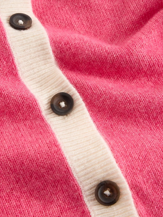 White Stuff Women's Sansa Colourblock Cardi In Pink Multi
