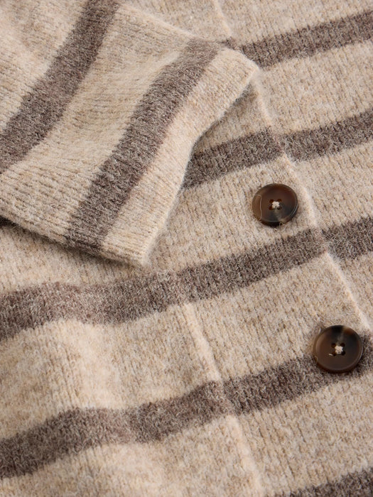 White Stuff Women's Margot Stripe Cardi In Natural Multi