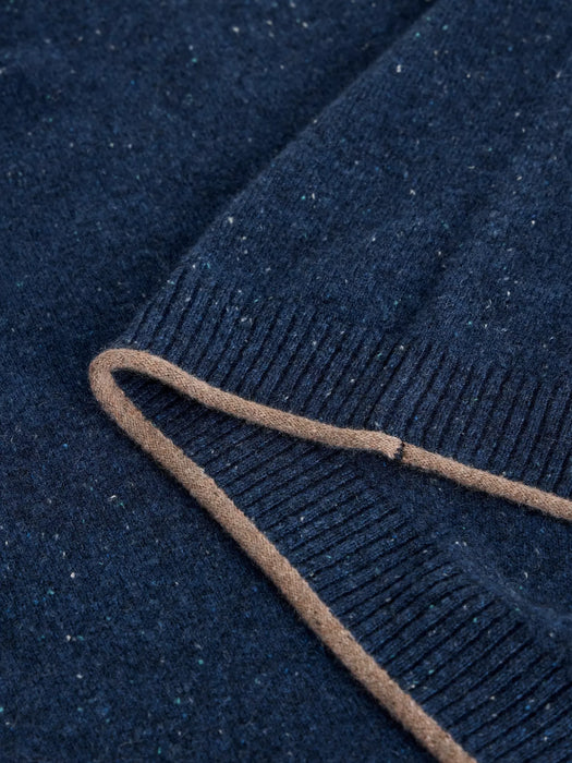White Stuff Women's Cashmere Nep Crew Jumper In Dark Navy