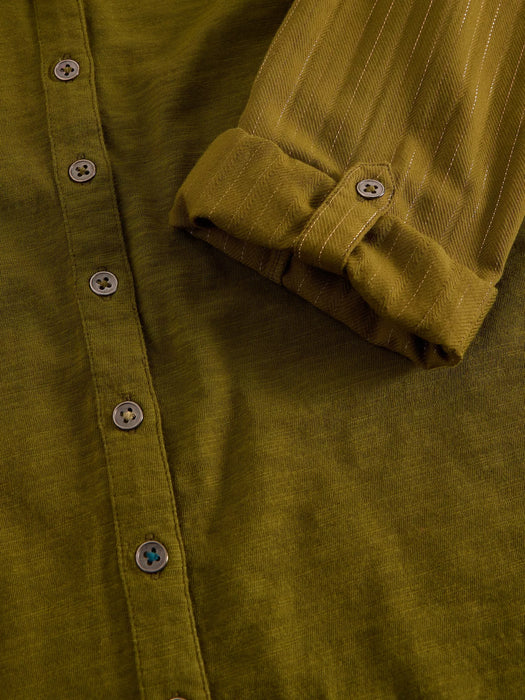 White Stuff Women's Annie Sparkle Mix Shirt In Mid Green