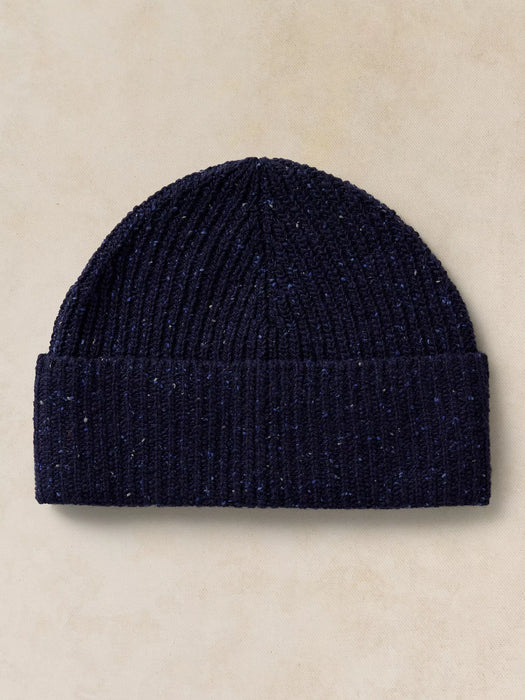 White Stuff Men's Nep Rib Fisherman's Beanie In Dark Navy
