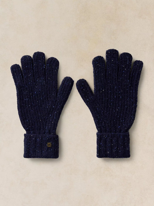 White Stuff Men's Nep Rib Gloves In Dark Navy