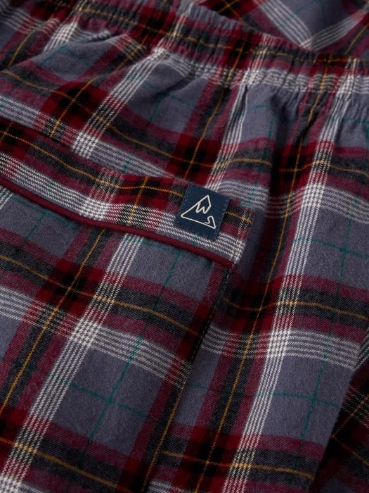 White Stuff Men's Wells Checked Pyjama Bottoms In Plum Multi