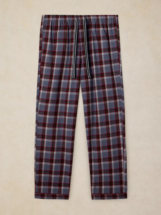 White Stuff Men's Wells Checked Pyjama Bottoms In Plum Multi
