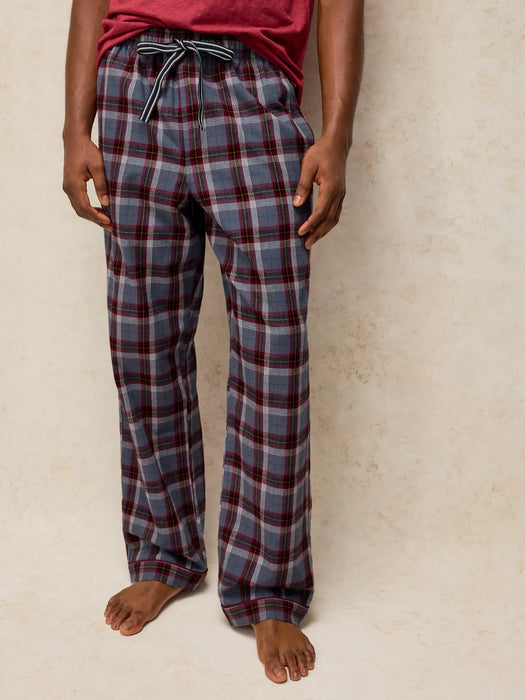 White Stuff Men's Wells Checked Pyjama Bottoms In Plum Multi