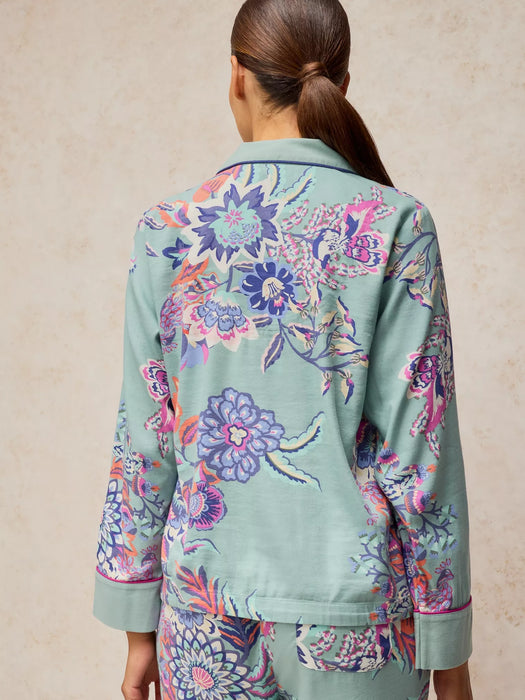 White Stuff Women's Nina PJ Shirt In Blue Print
