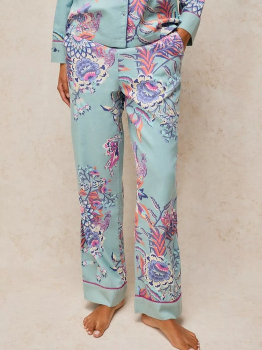 White Stuff Women's Nina PJ Bottom In Blue Print