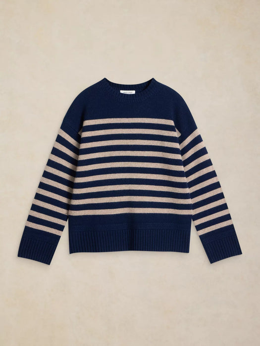White Stuff Women's Taylors Wool Blend Jumper In Navy Multi