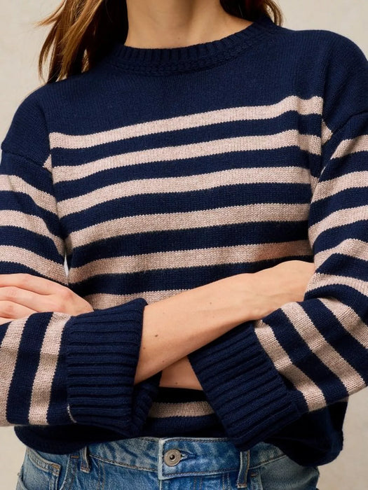 White Stuff Women's Taylors Wool Blend Jumper In Navy Multi